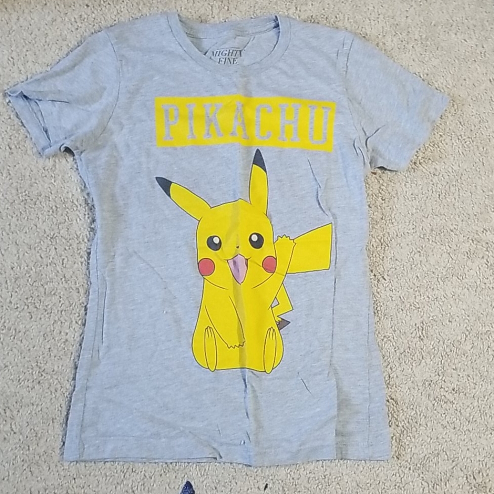 Grey Pikachu shirt